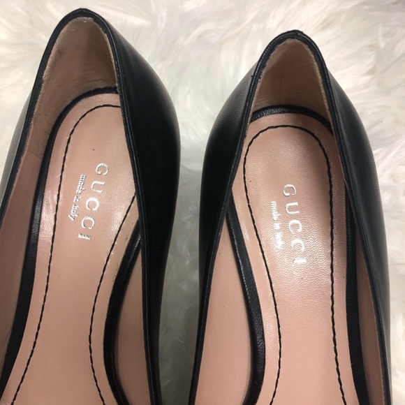 Gucci Black Dyonisus kitten heels - Picture 2 of 4
